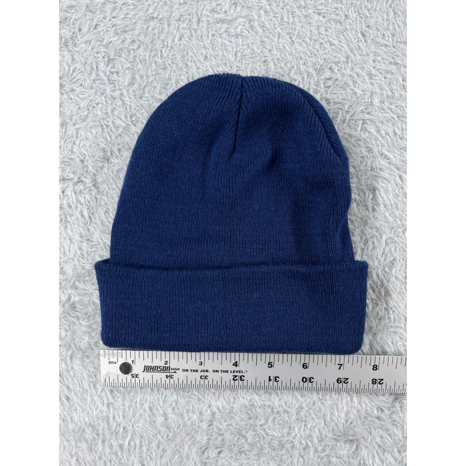Vintage Apex Leadership Co. Beanie Knit Adult One Size Blue Blackout - Beanie Cap Winter Outdoor Ski Hiking Hat Mens Womens Unisex 90s Fundraiser Theme Size ONE SIZE - 4 Thumbnail
