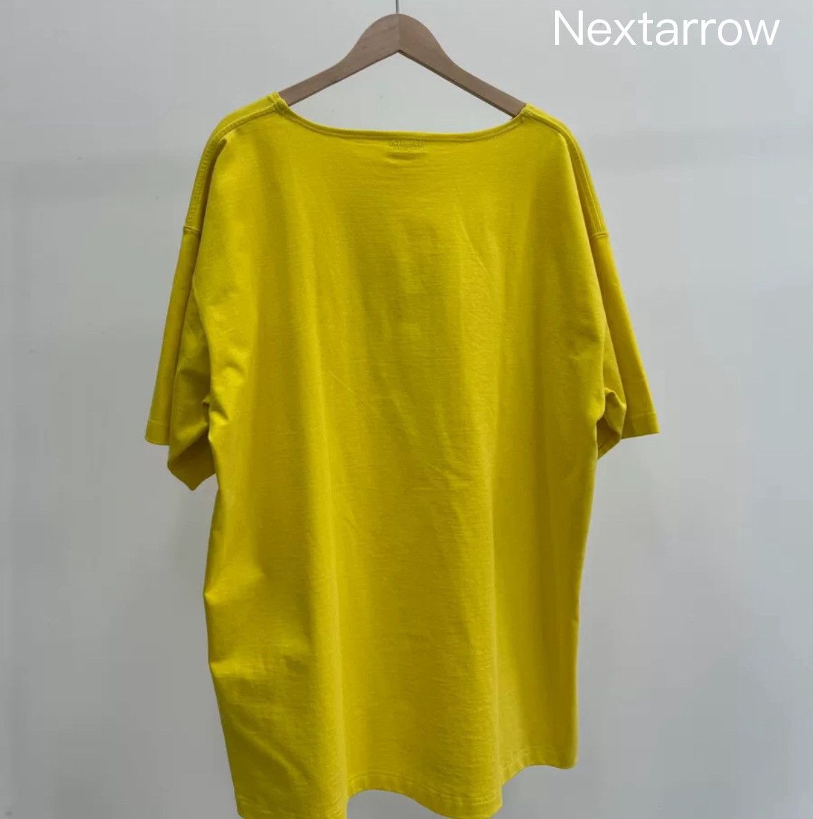Vetements Yellow Foam Logo Short Sleeve 2412-Nextarrow