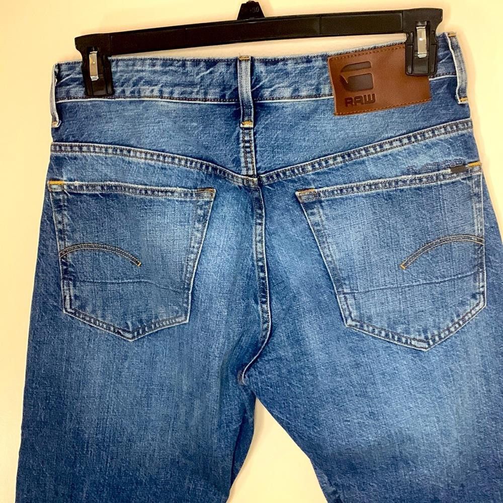 Designer G-Star RAW -Straight Tapered 3301 -31W32L- 100%Ctn (organic) Size US 31 - 4 Thumbnail