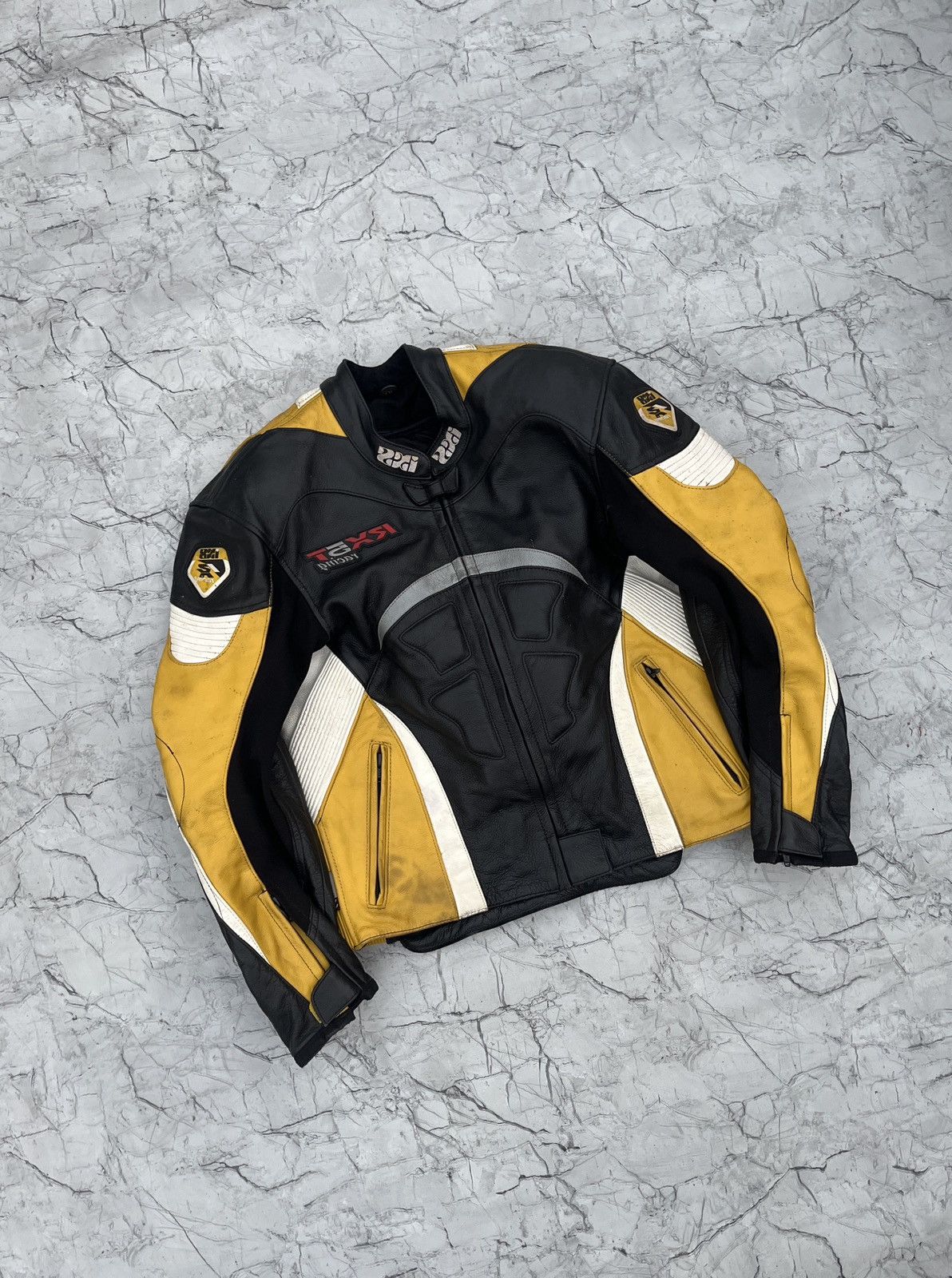 Vintage Vintage IXS RX-5T Racing Swiss Leather Moto Jacket Size US L / EU 52-54 / 3 - 1 Thumbnail