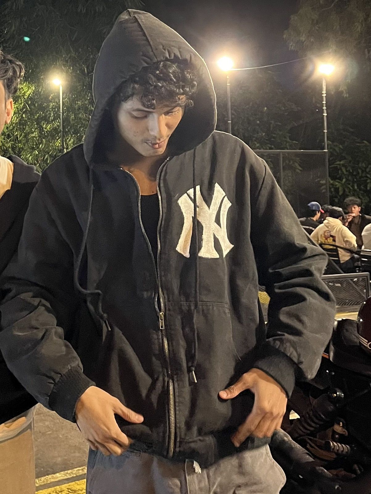 Japanese Brand NY active jacket black faded Size US L / EU 52-54 / 3 - 2 Thumbnail
