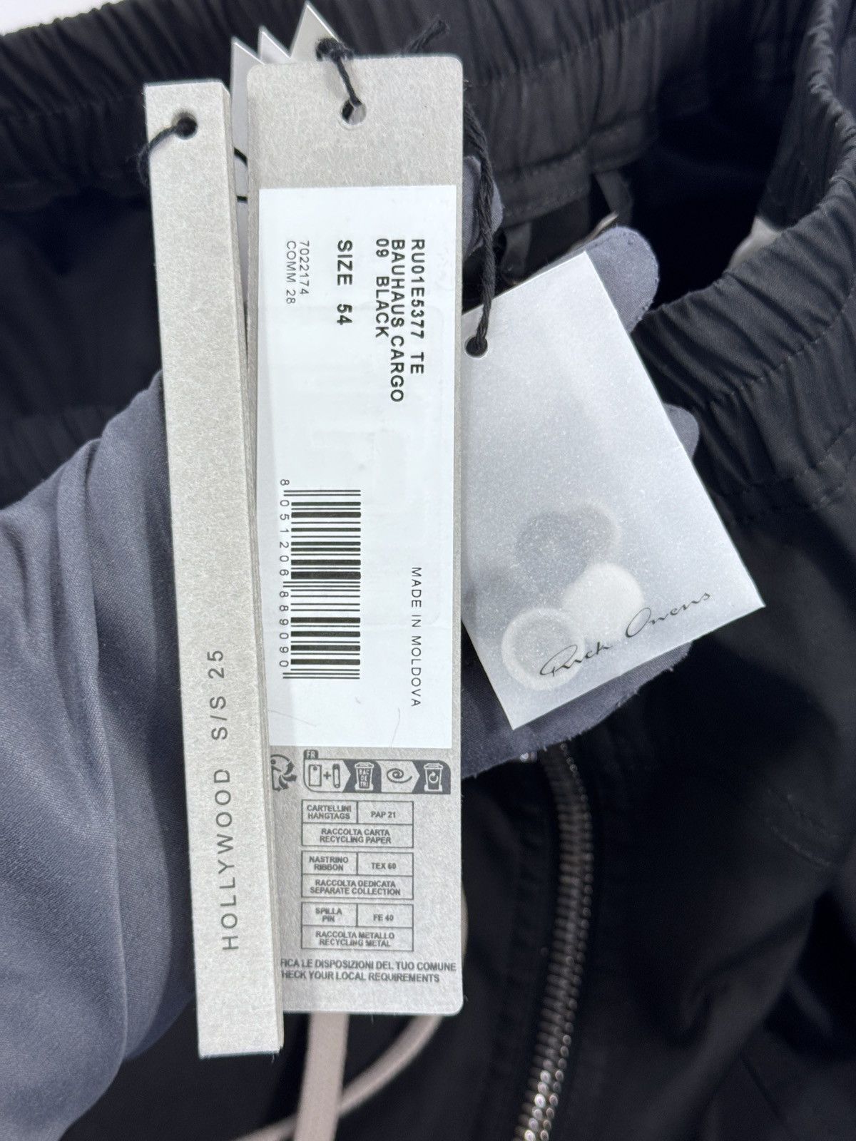Rick Owens ZIP DETAILED CARGO PANTS Size US 36 / EU 52 - 7 Thumbnail