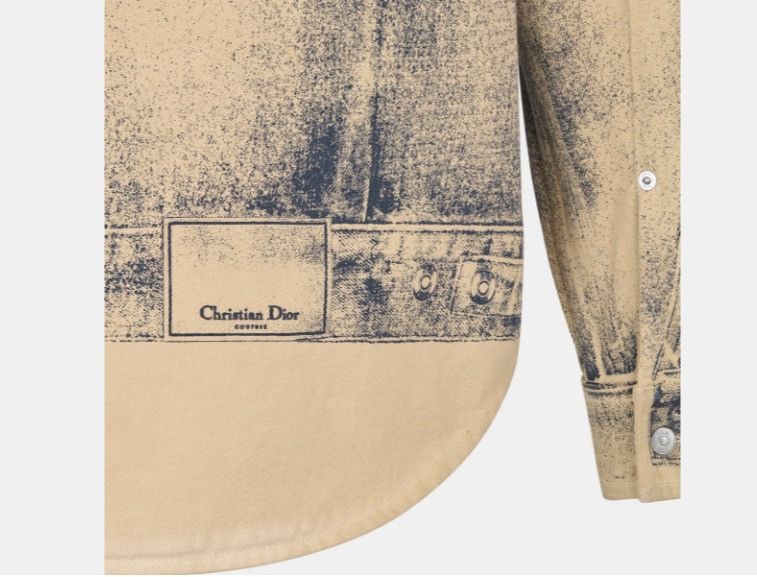 Dior o1w1db11224 Mkii-Effect Overshirt in Beige Size US M / EU 48-50 / 2 - 3 Thumbnail