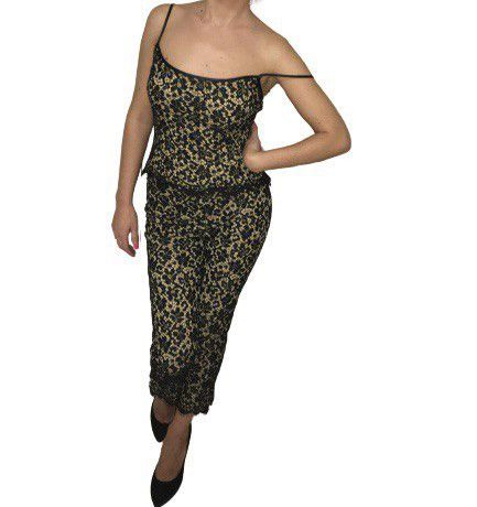 Moschino Vintage MOSCHINO DONNA Lace Ensemble Size 30" / US 8 / IT 44 - 2 Thumbnail