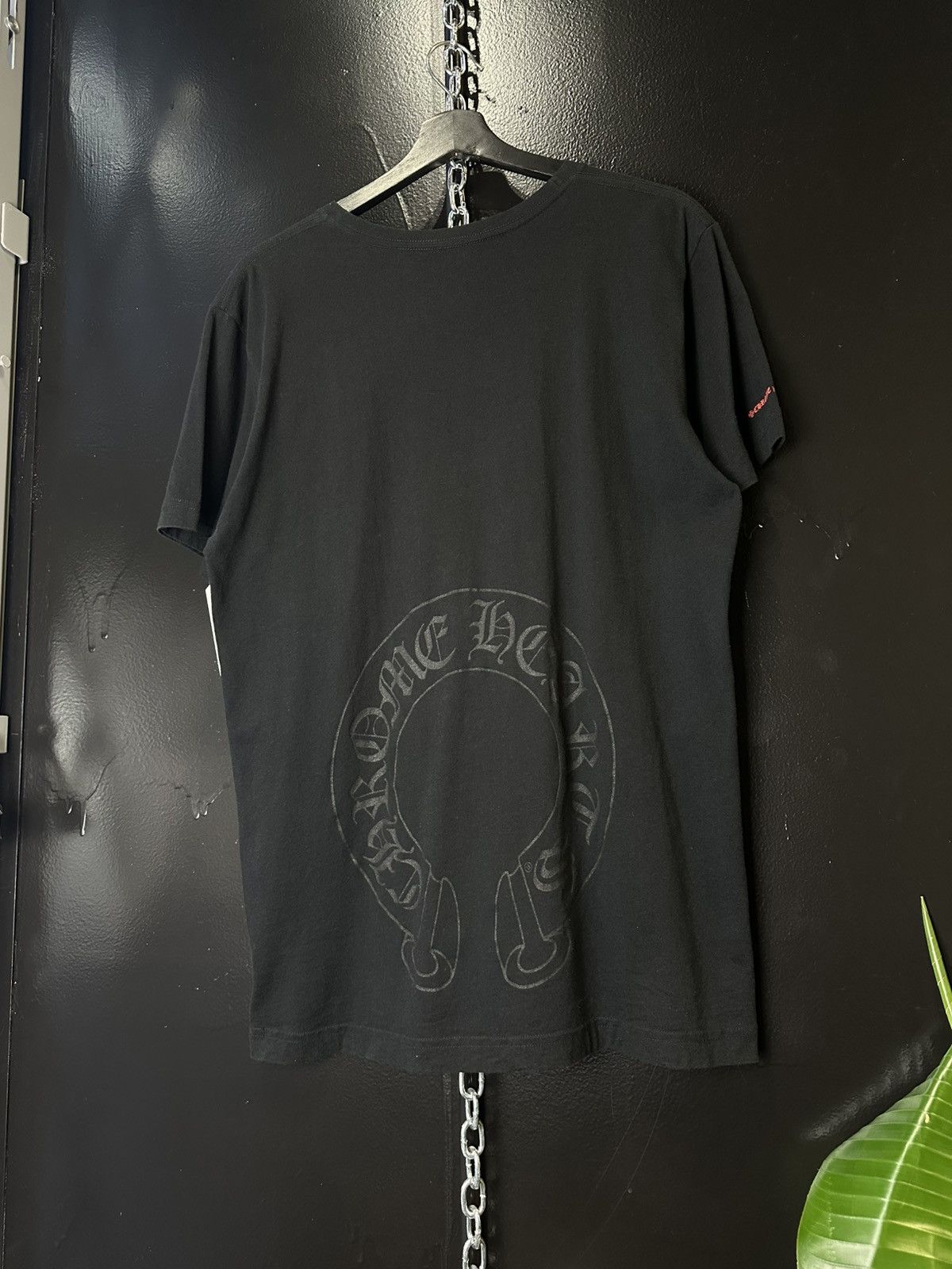 Chrome Hearts Chrome Hearts Horseshoe Scroll Logo Pocket Tee Size US L / EU 52-54 / 3 - 1 Thumbnail