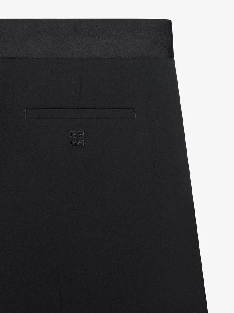 Givenchy o1n1vont0326 Slim Fit Tailored Pants in Black Size US 34 / EU 50 - 5 Thumbnail