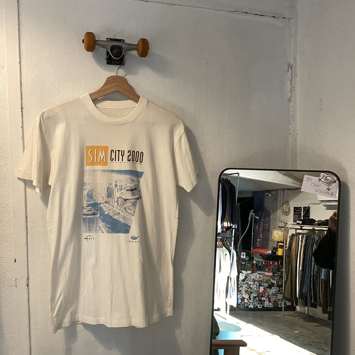 Vintage Vintage Sim City Sims 2000 Promo Tee Size US XS / EU 42 / 0 - 1 Thumbnail