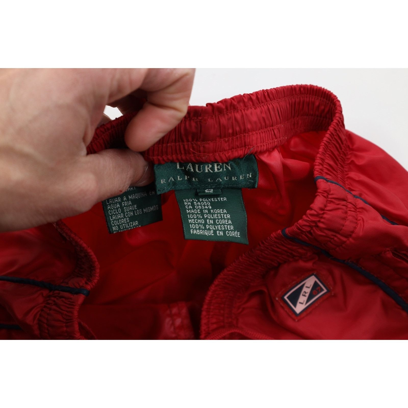 Ralph Lauren Vintage 90s Ralph Lauren Spell Out Windbreaker Joggers Size 26" / US 2 / IT 38 - 7 Thumbnail