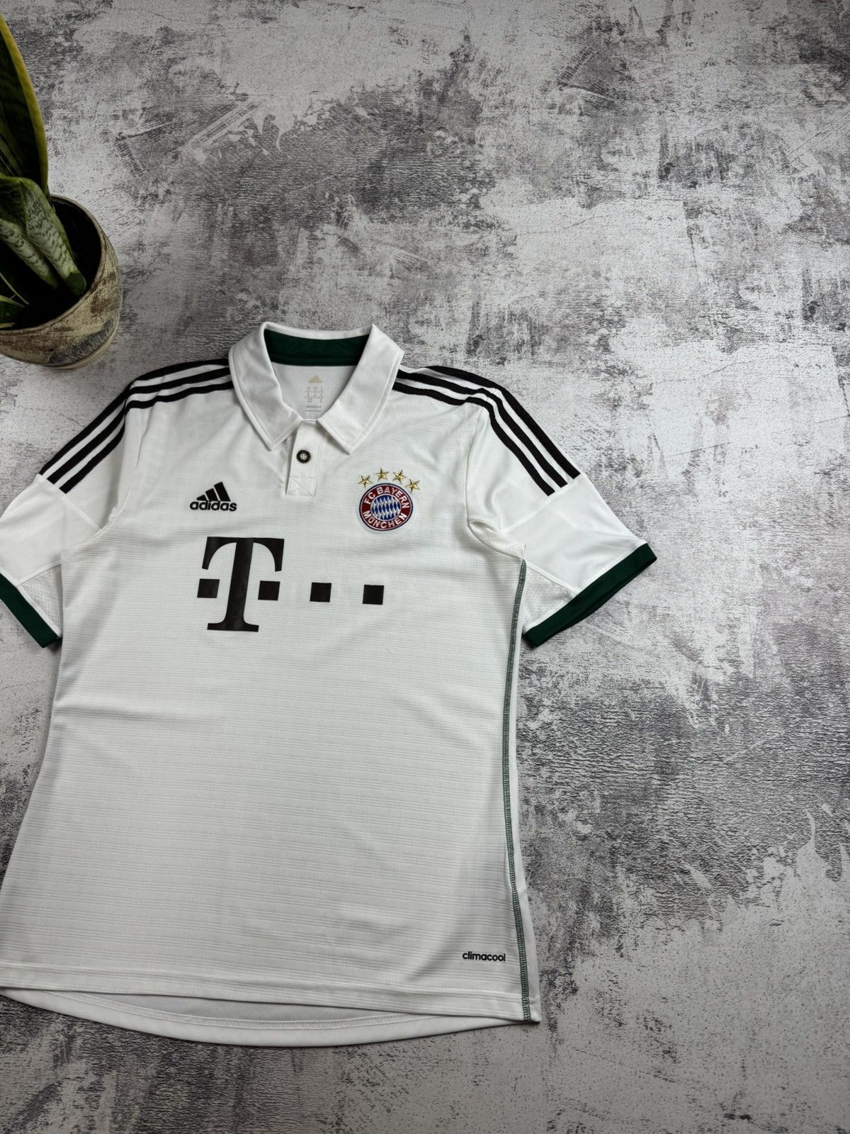 Adidas Bayern Munchen 2013 2014 Away Men’s M Adidas White Soccer Football Shirt Jersey Size US M / EU 48-50 / 2 - 3 Thumbnail