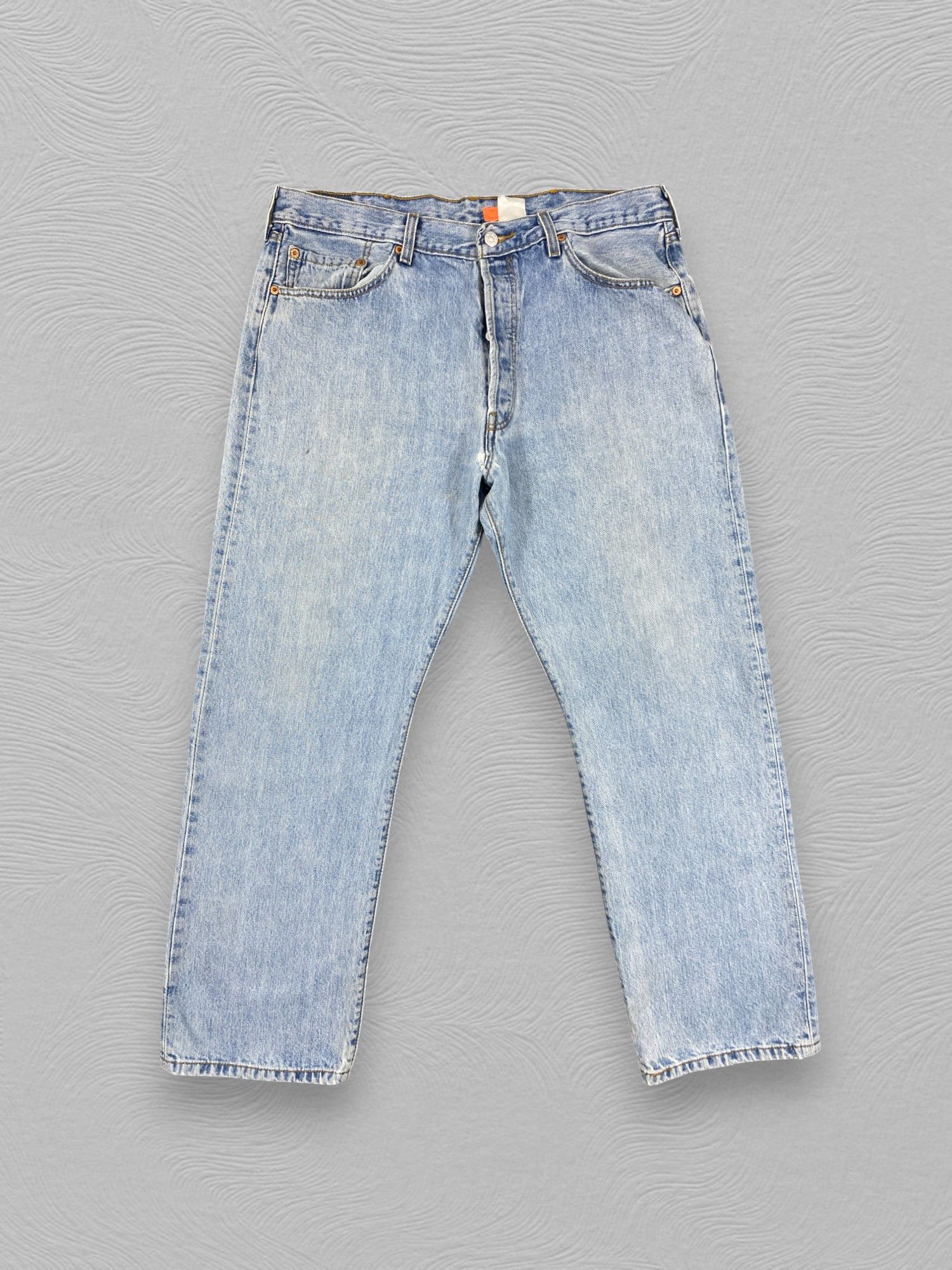 Levi's 90's Light Blue Vintage Levi's 501 Jeans 37x29 Denim -JN2428 Size US 37 - 1 Thumbnail