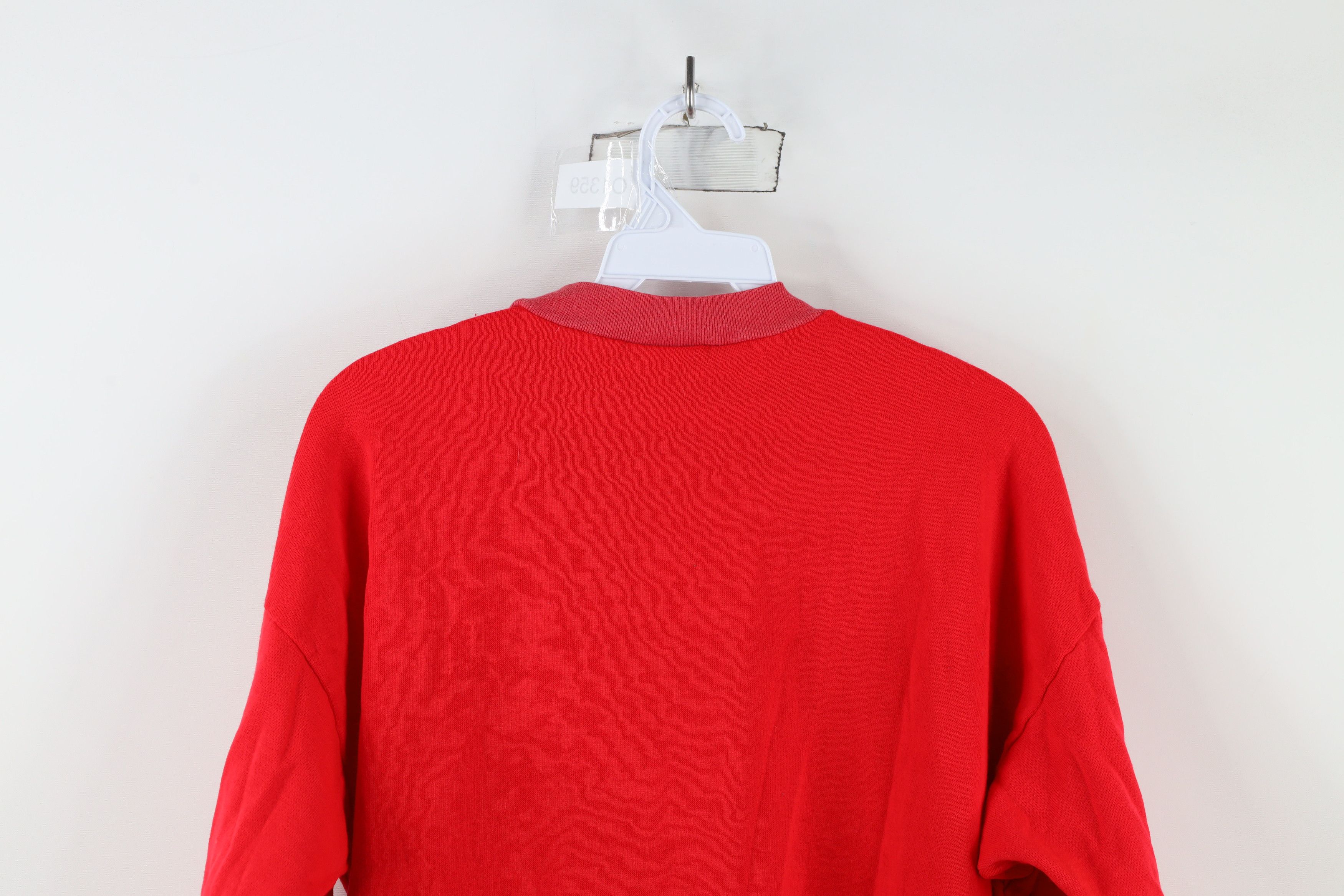 Vintage Vintage 90s Christmas Santa All Over Print Sweatshirt USA Size L / US 10 / IT 46 - 15 Thumbnail