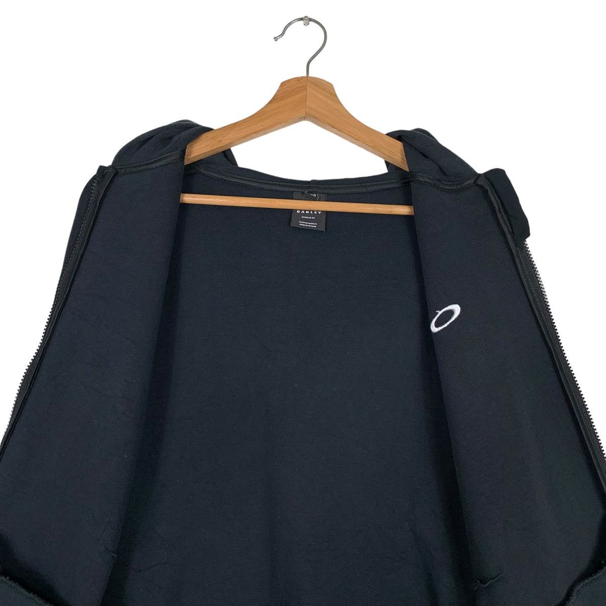 Oakley OAKLEY Embroidery Big Logo Zipper Hoodies #0255-C12 Size US M / EU 48-50 / 2 - 15 Thumbnail