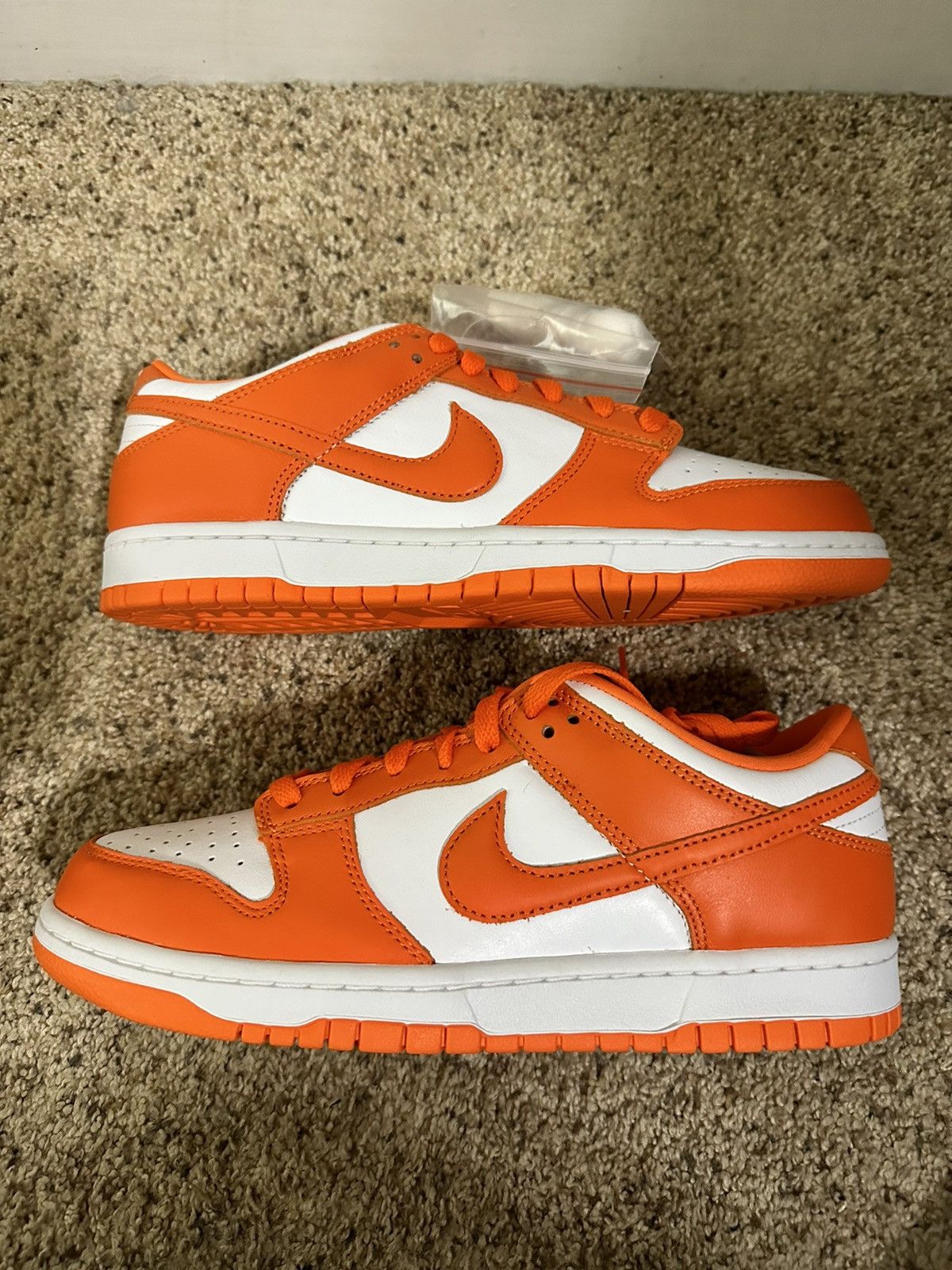 image of Nike Syracuse Dunk Cu1726-101 Size 8.5 Shoes in Orange, Men's