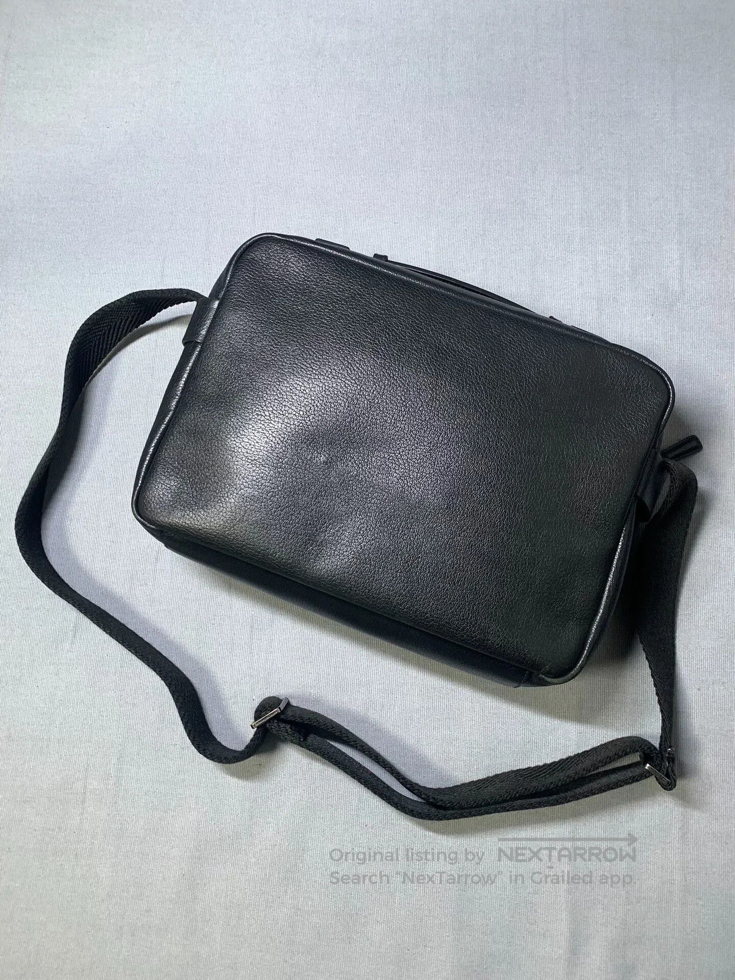 Ermenegildo Zegna Ermenegildo Zegna Leather Logo Shoulder Bag. Size ONE SIZE - 3 Thumbnail