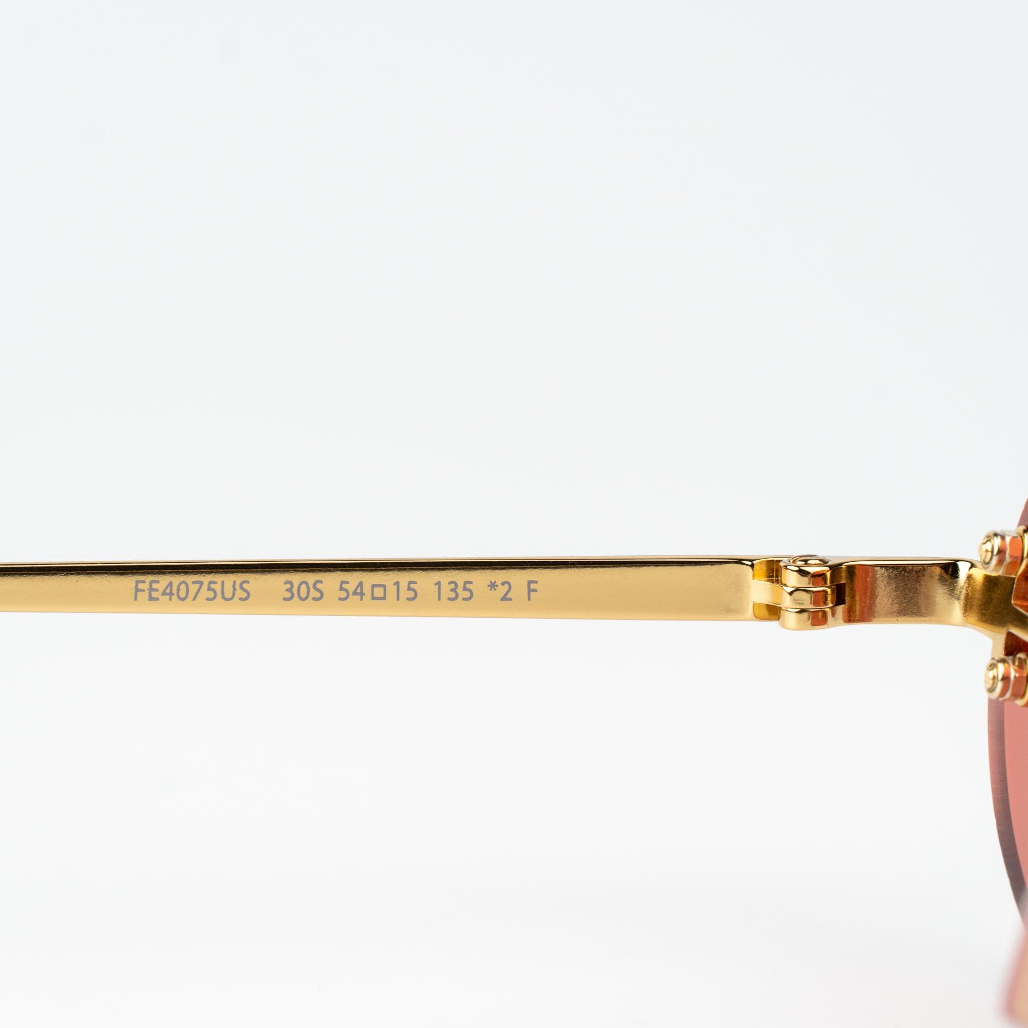 Fendi Fendi FIRST CRYSTAL Women Sunglasses FE4075US 30S BRAND NEW Size ONE SIZE - 9 Thumbnail