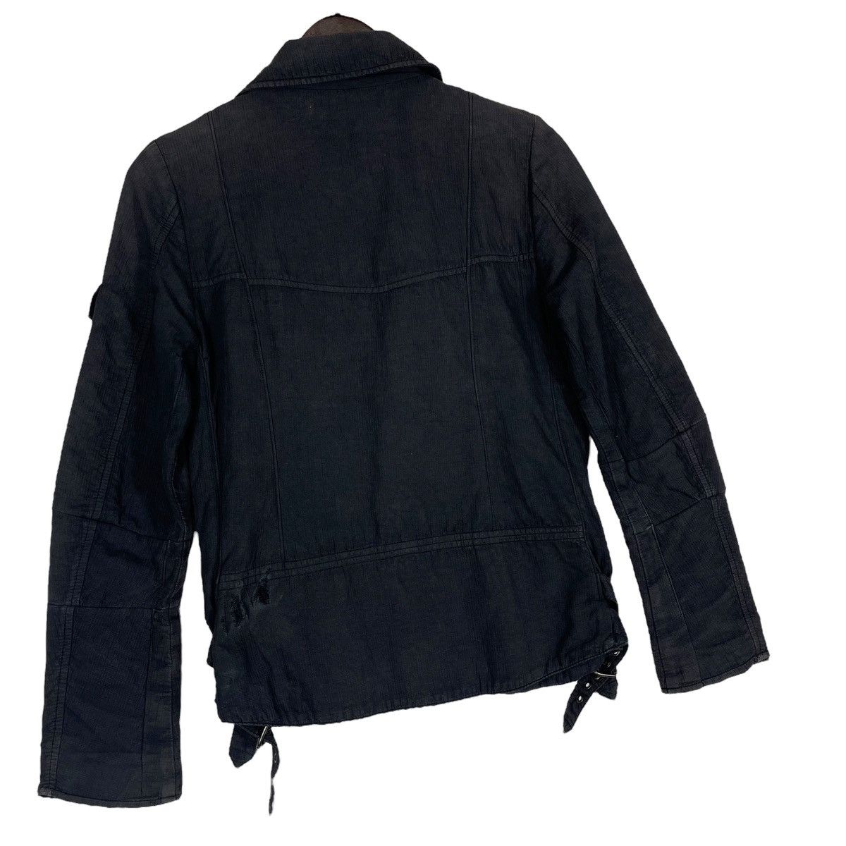 Raf by Raf Simons Vintage SS2006 Seersucker Cotton Classic Rider Jacket Size US S / EU 44-46 / 1 - 11 Thumbnail