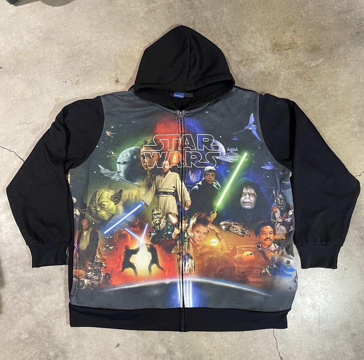 Vintage Vintage Star Wars Hoodie Size US XXL / EU 58 / 5 - 1 Thumbnail