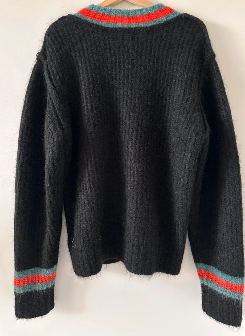 Stussy Stussy Mohair Tennis Sweater - Black - Size Medium (BNWT) Size US M / EU 48-50 / 2 - 4 Thumbnail