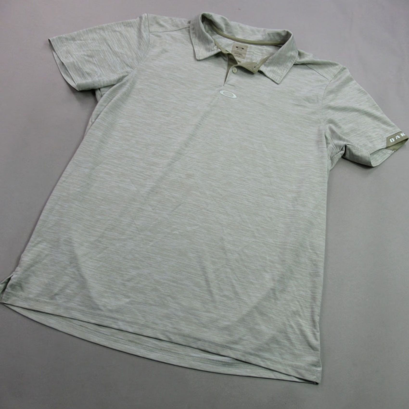 Oakley Oakley Polo Shirt Mens Large Beige Golfing Short Sleeve Lightweight Casual Size US L / EU 52-54 / 3 - 2 Thumbnail
