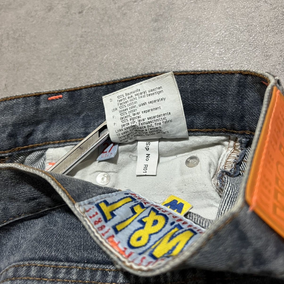 Walter Van Beirendonck W&LT Thunderbolt Straight Cut Denim Jeans Size US 27 - 8 Thumbnail