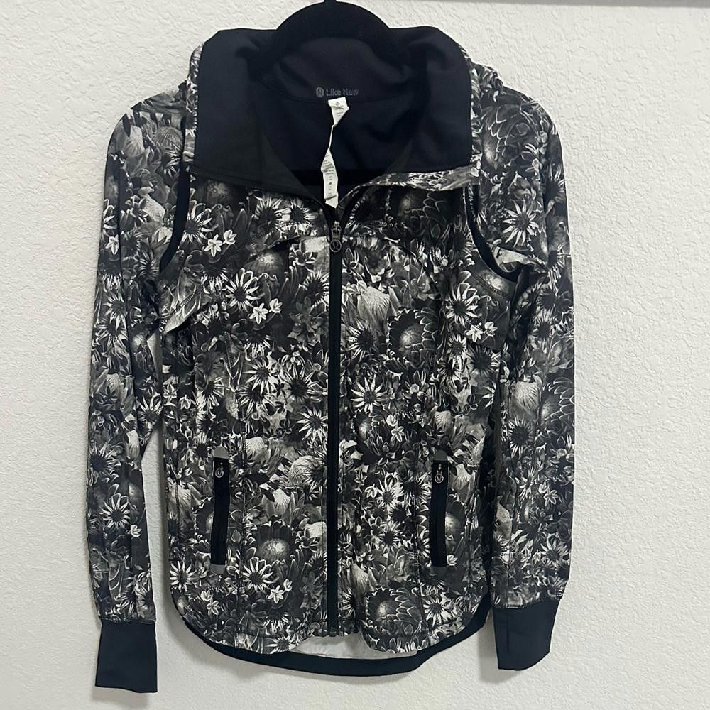 Lululemon Lululemon Bring Back The Track Jacket Flowabunga Black 2 Size XS / US 0-2 / IT 36-38 - 3 Thumbnail