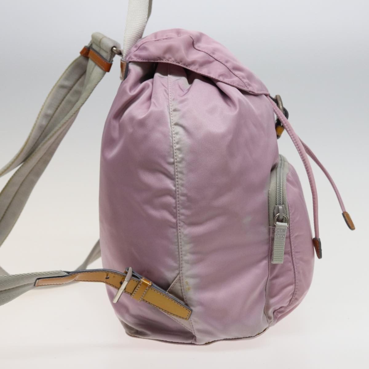 Prada PRADA Backpack Nylon Pink Size ONE SIZE - 4 Thumbnail