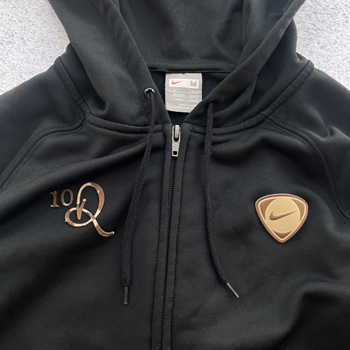 Nike × Vintage Vintage Nike x Ronaldinho 10R Zip Hoodie Track Top Jacket Size US M / EU 48-50 / 2 - 3 Thumbnail