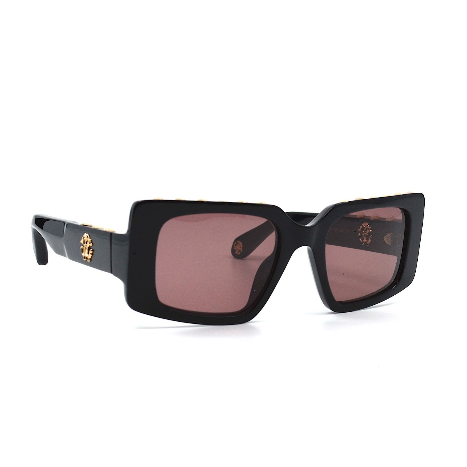 Roberto Cavalli ROBERTO CAVALLI SRC039S BLACK PURPLE AUTHENTIC SUNGLASSES Size ONE SIZE - 2 Thumbnail