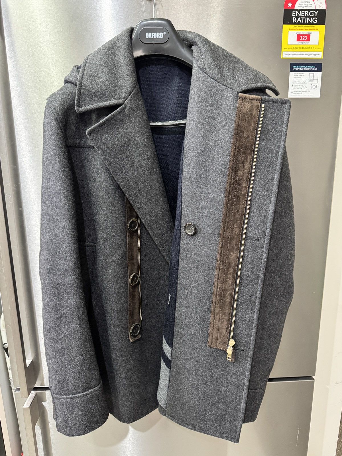 Gucci Firenze Men’s Military Coat Grey 50 268604 Z5104 Size US M / EU 48-50 / 2 - 16 Thumbnail