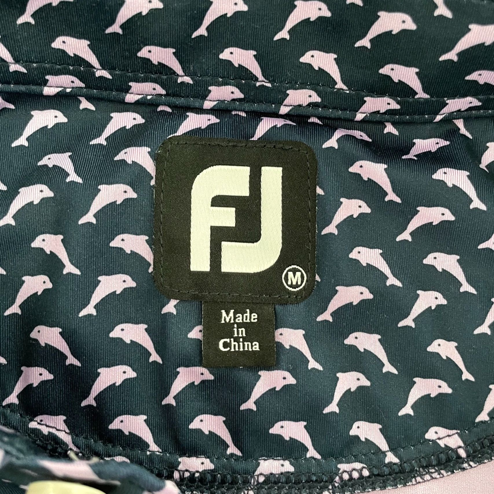 Footjoy FootJoy Polo Shirt Adult M Medium Blue Polo Dolphin Print Waikoloa Hawaii Golf Mens Size US M / EU 48-50 / 2 - 6 Thumbnail