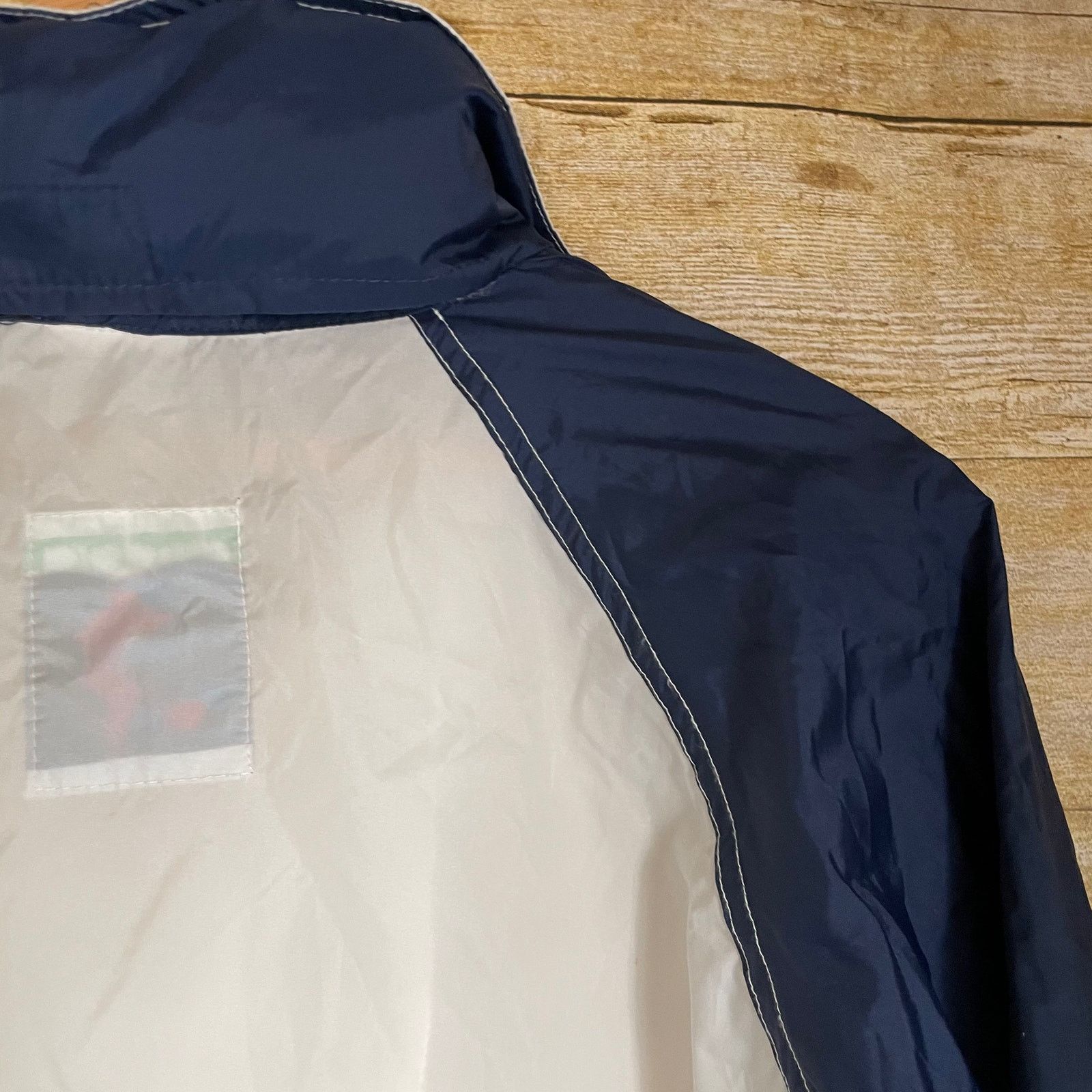Diadora Diadora Soccer Vintage Blue & White Windbreaker Jacket Size US M / EU 48-50 / 2 - 9 Thumbnail