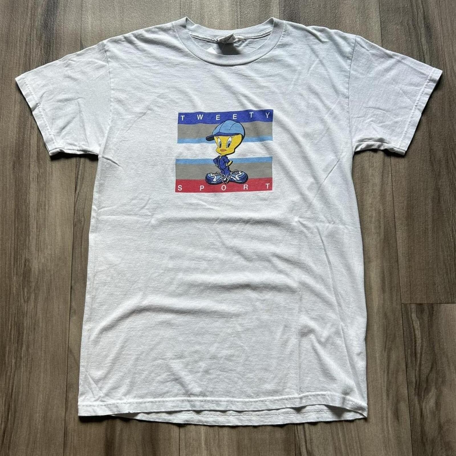 Other Vintage 90’s Looney Tunes Tweety Sport white t shirt size M Size US M / EU 48-50 / 2 - 1 Thumbnail