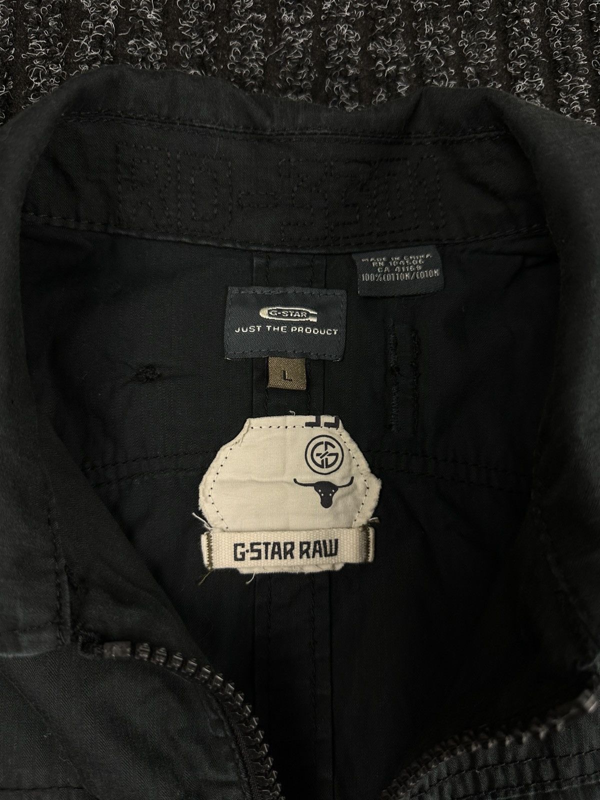 G-Star Vintage G Star RAW Officer Shirt Overshirt Jacket L/S Size US L / EU 52-54 / 3 - 6 Thumbnail