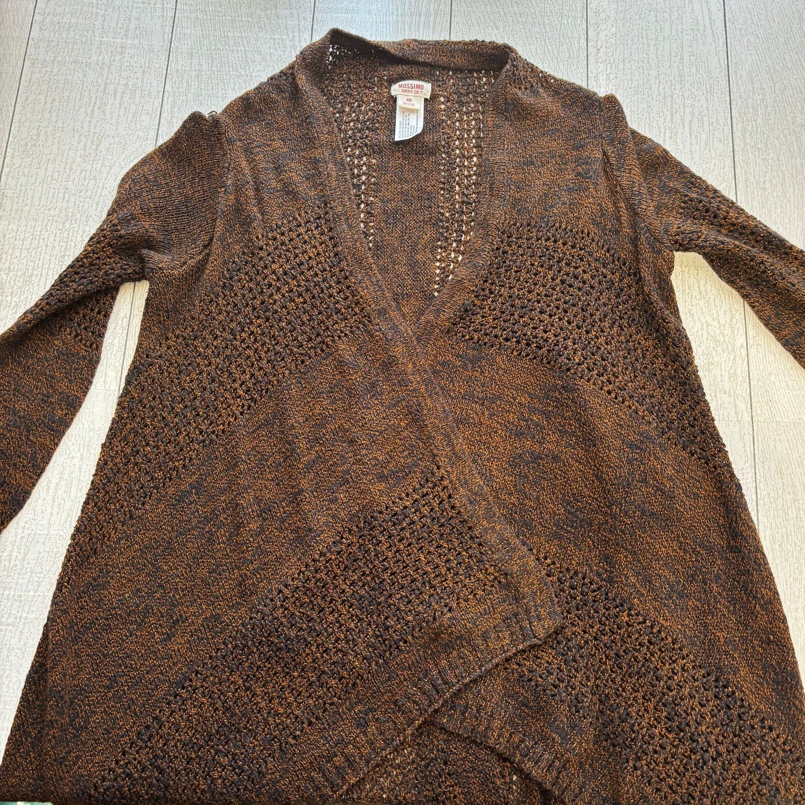 Other Mossimo Loose Fit Open Front Crocheted Cardigan Size XS Size XS / US 0-2 / IT 36-38 - 10 Thumbnail