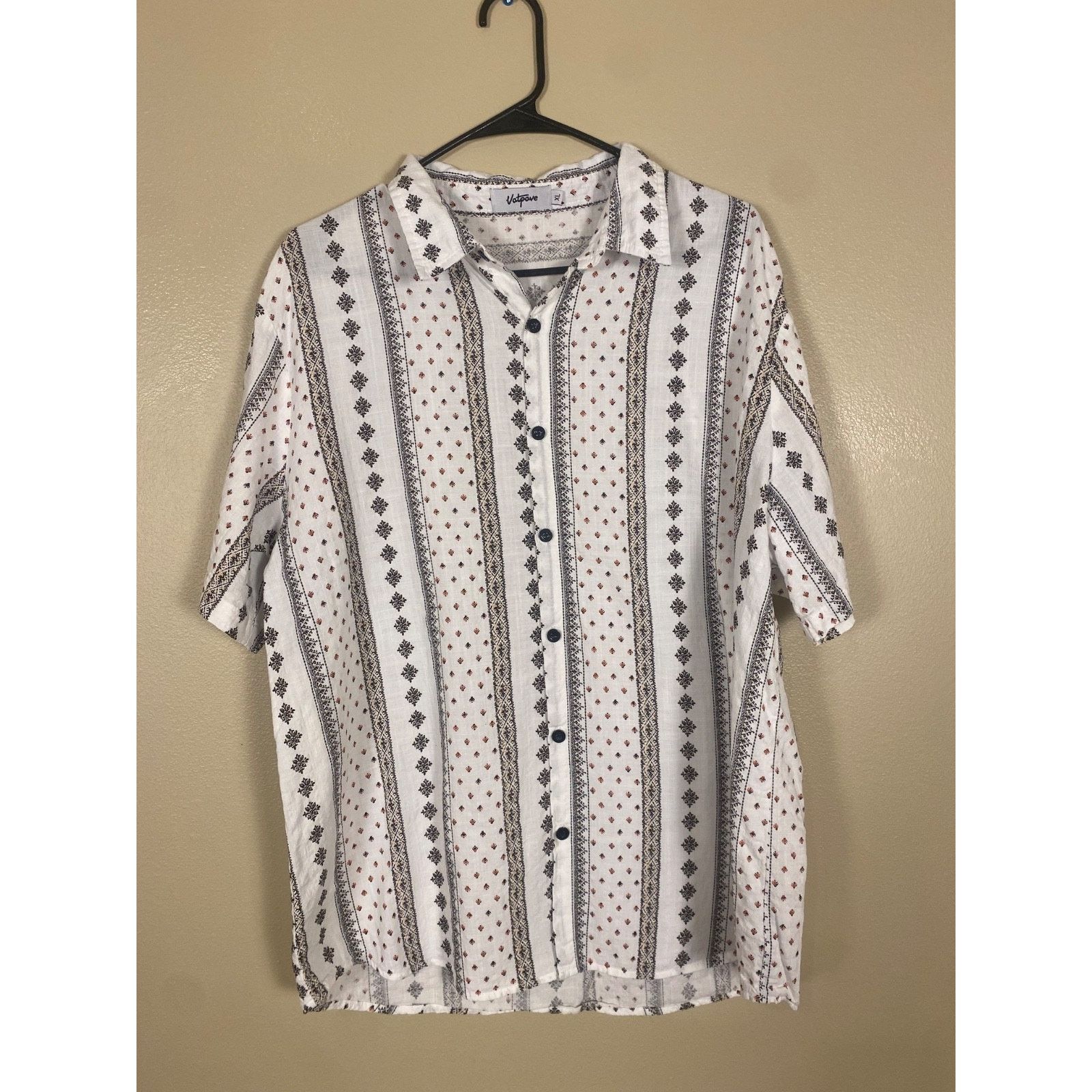 Other Men's short sleeve button down shirt pattern summer Size US XL / EU 56 / 4 - 1 Thumbnail