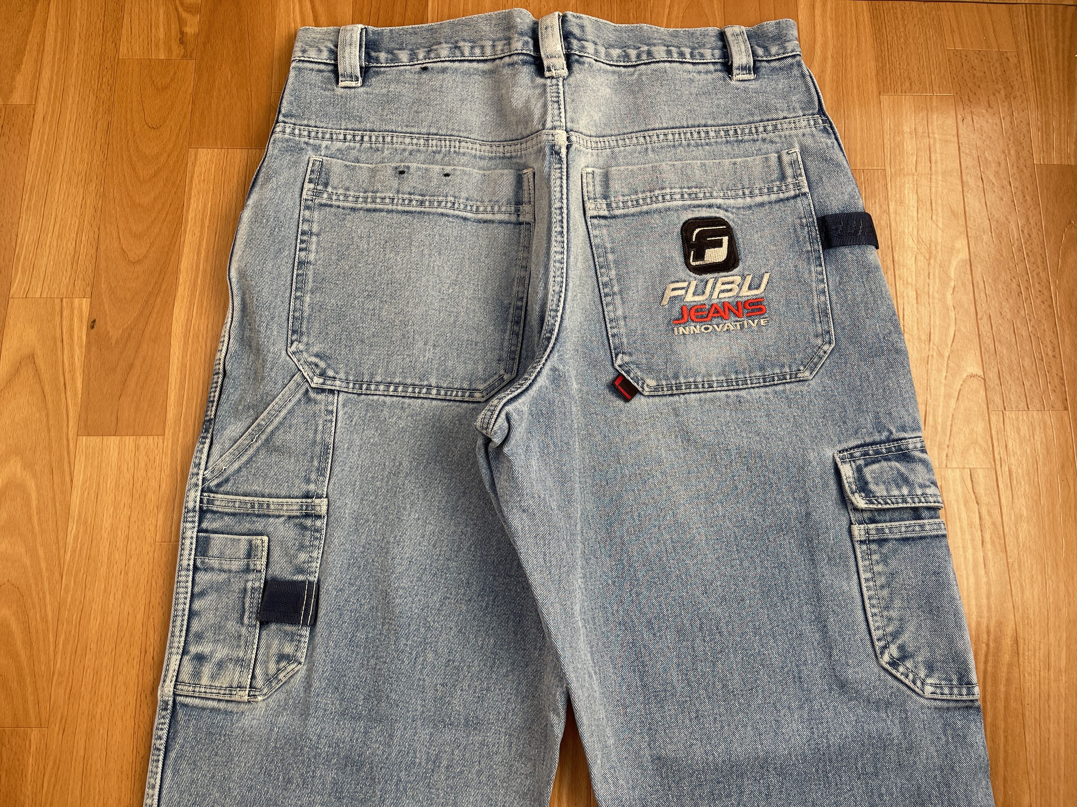 Fubu FUBU jeans, vintage baggy jeans, 90s hip hop skater Y2K 36 Size US 36 / EU 52 - 3 Thumbnail