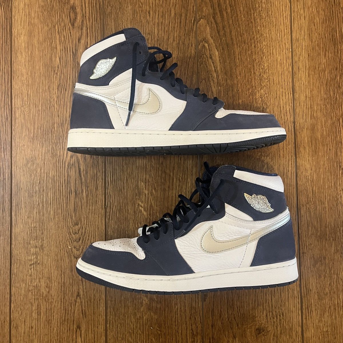 Jordan Brand × Nike Jordan 1 Retro High CO.JP Midnight Navy Size US 12 / EU 45 - 2 Thumbnail