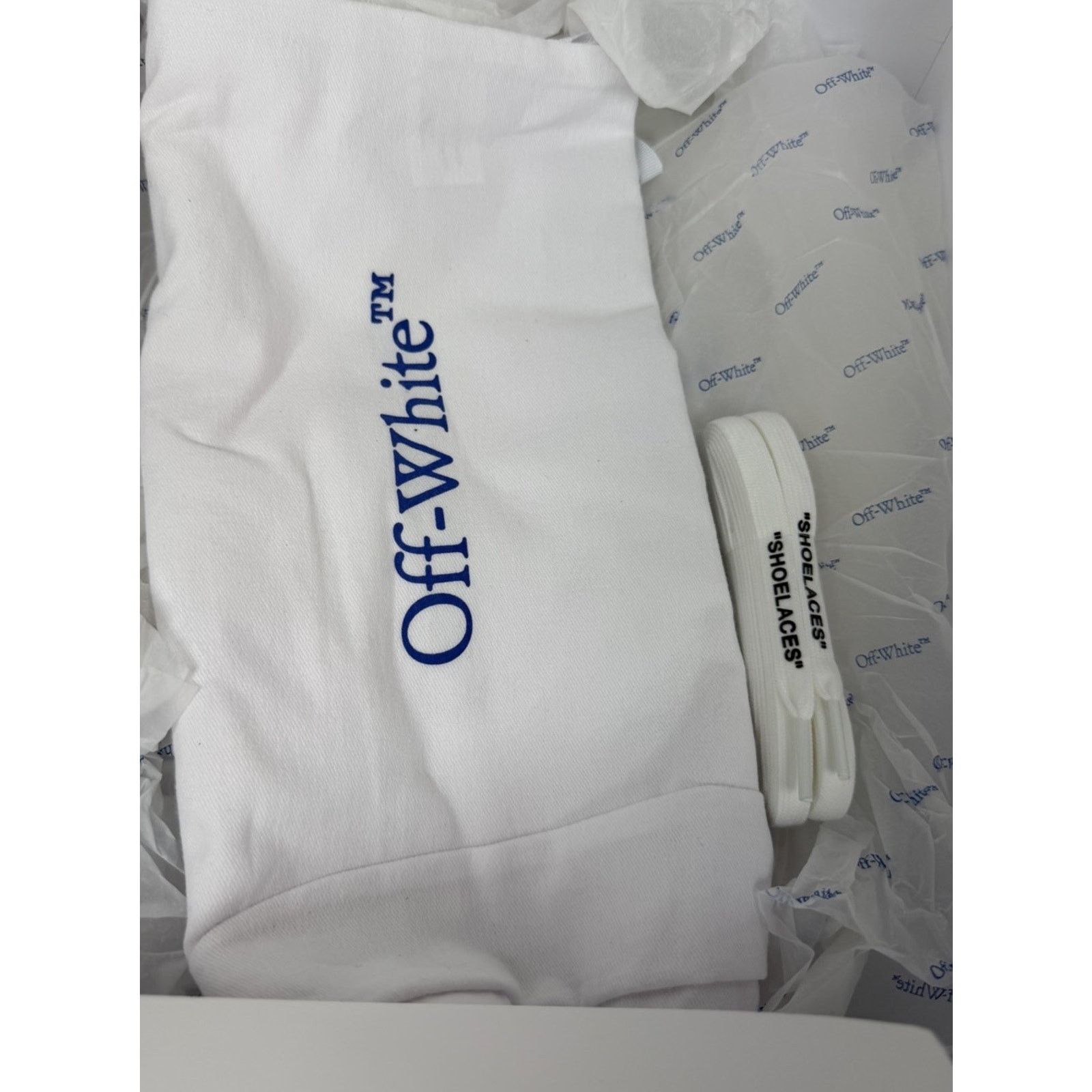 Off-White Size 41EU/8US- Off-White Out Of Office Mid Blue NEW Size US 8 / EU 41 - 9 Thumbnail