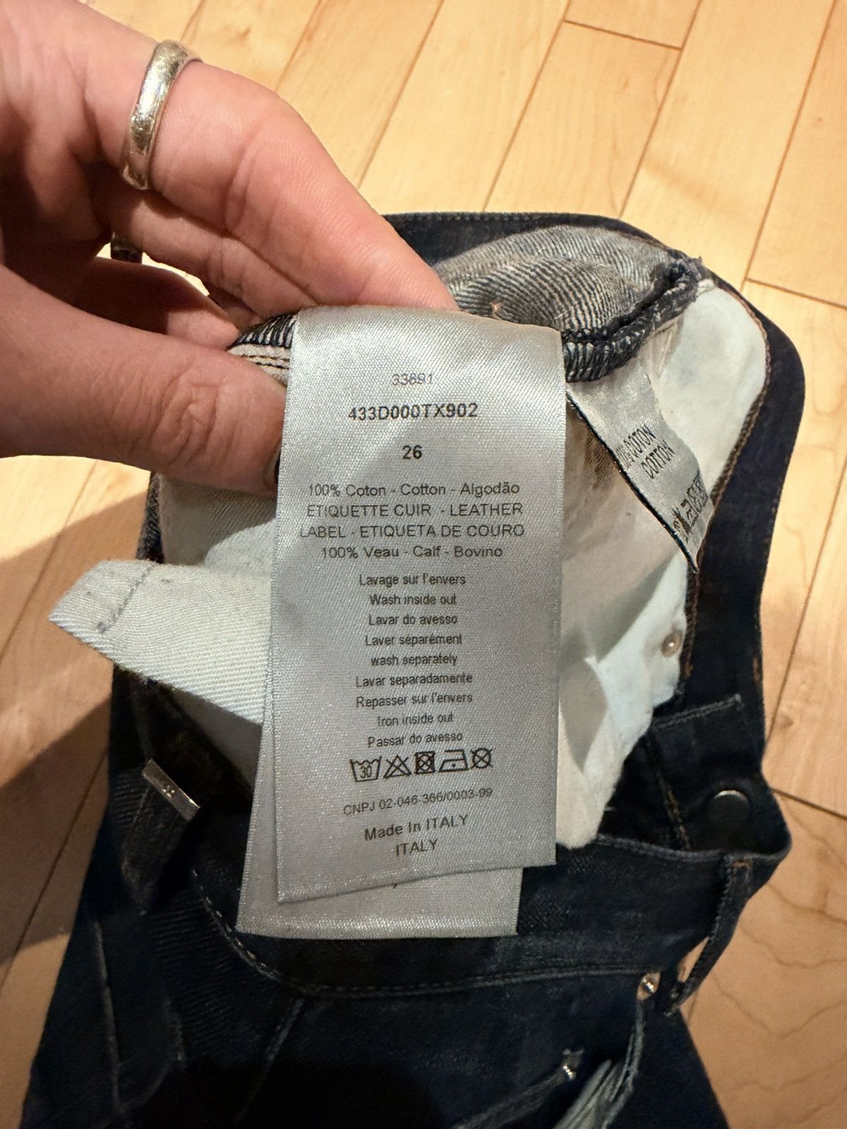Dior Dior Homme SS10 KVA Paint Splatter Denim Size 26 Size US 26 / EU 42 - 6 Thumbnail