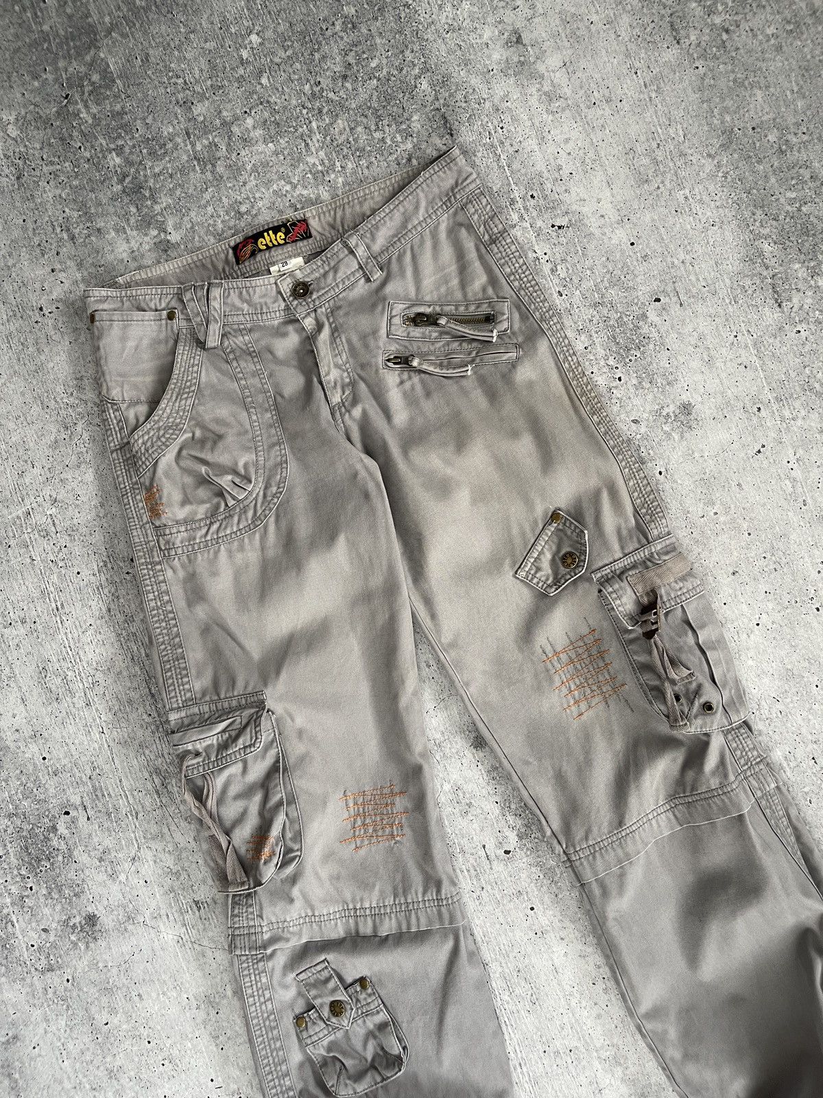 Vintage Vintage ETTE Cargo Pants Size 29 Size 29" - 4 Thumbnail