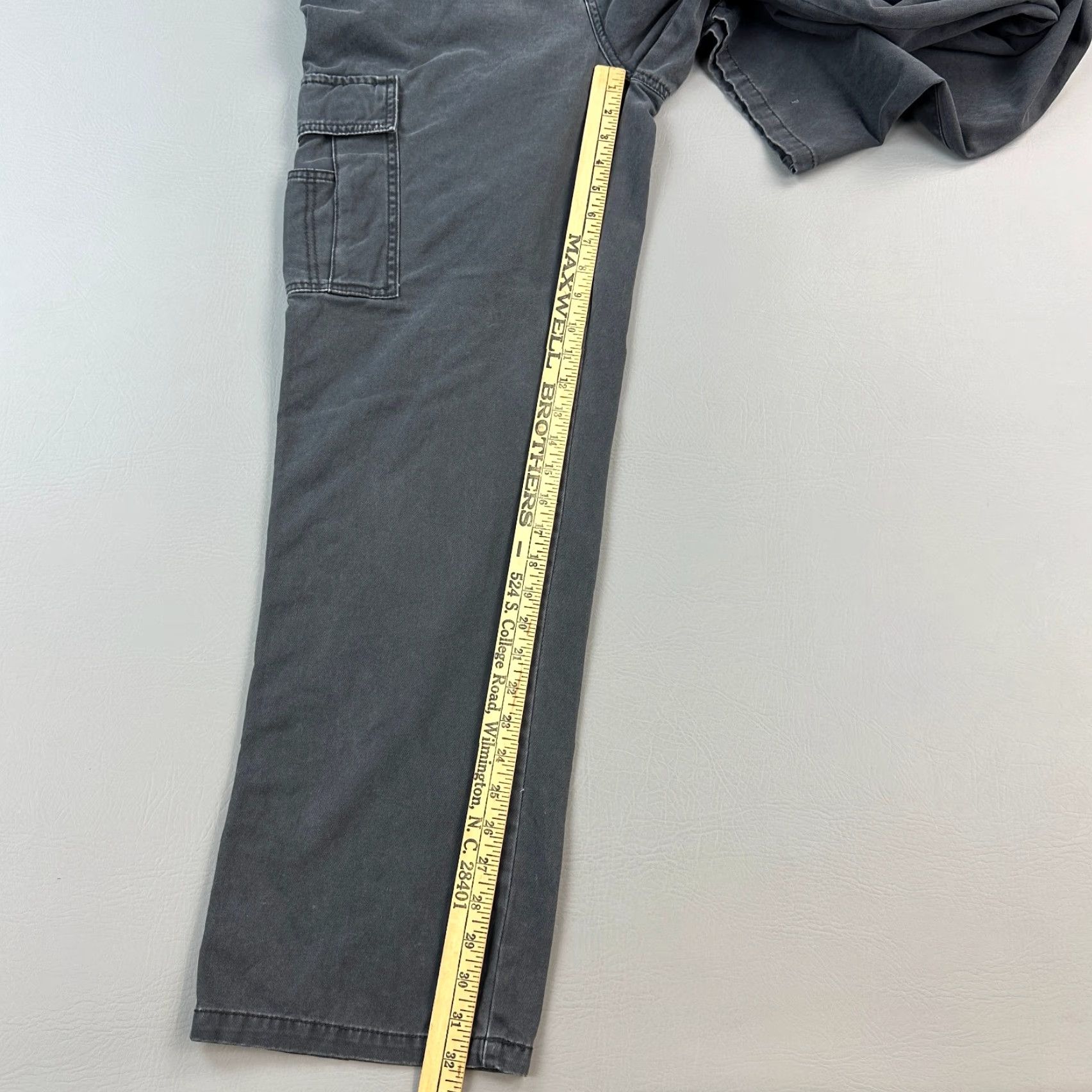 Vintage CE Schmidt Workwear Pants Mens 36x34 Gray Utility Cargo Work Wear Casual Size US 36 / EU 52 - 2 Thumbnail