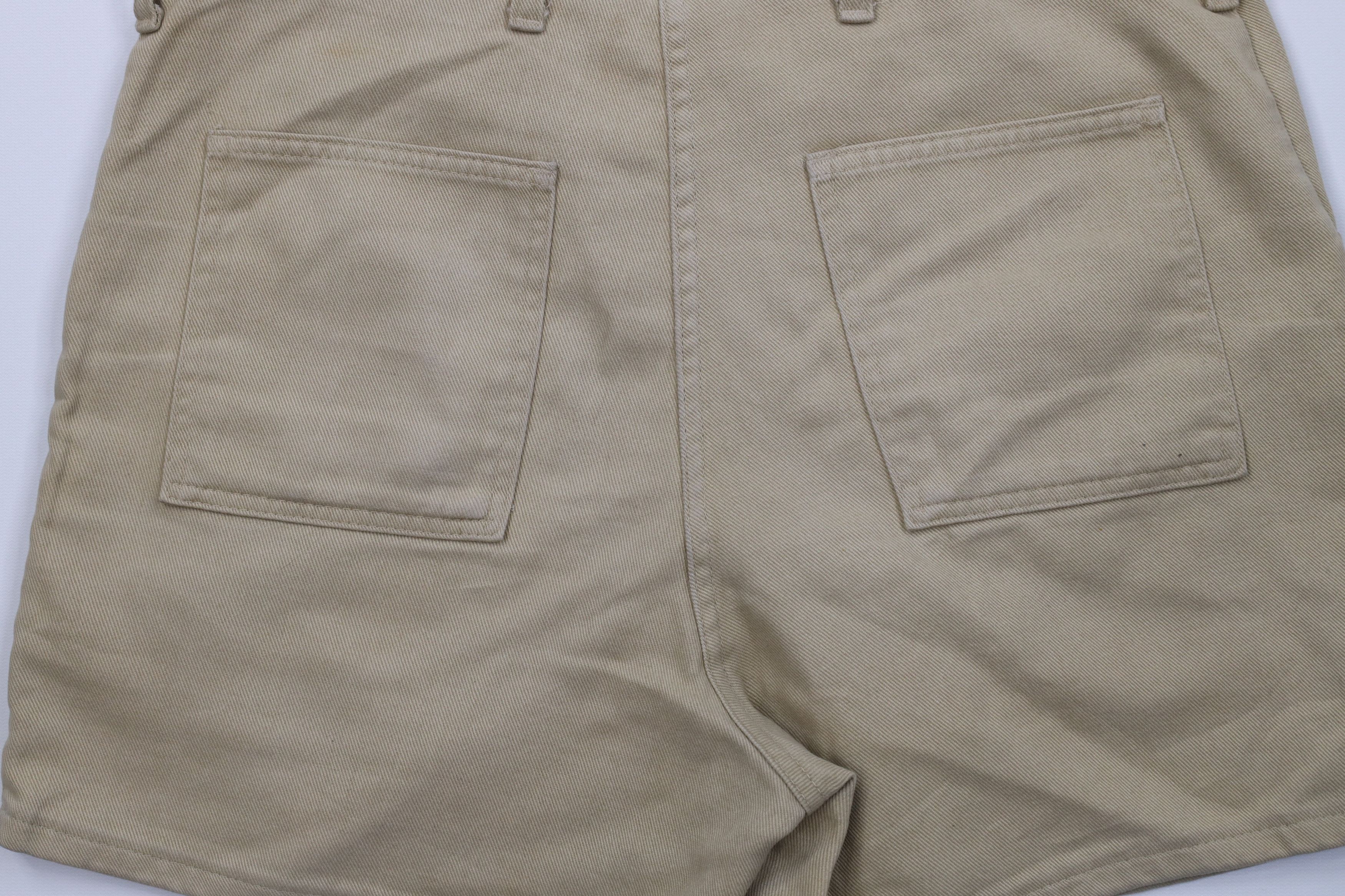 Vintage Vintage 70s Streetwear Knee Chino Short Shorts Beige USA Size US 34 / EU 50 - 13 Thumbnail