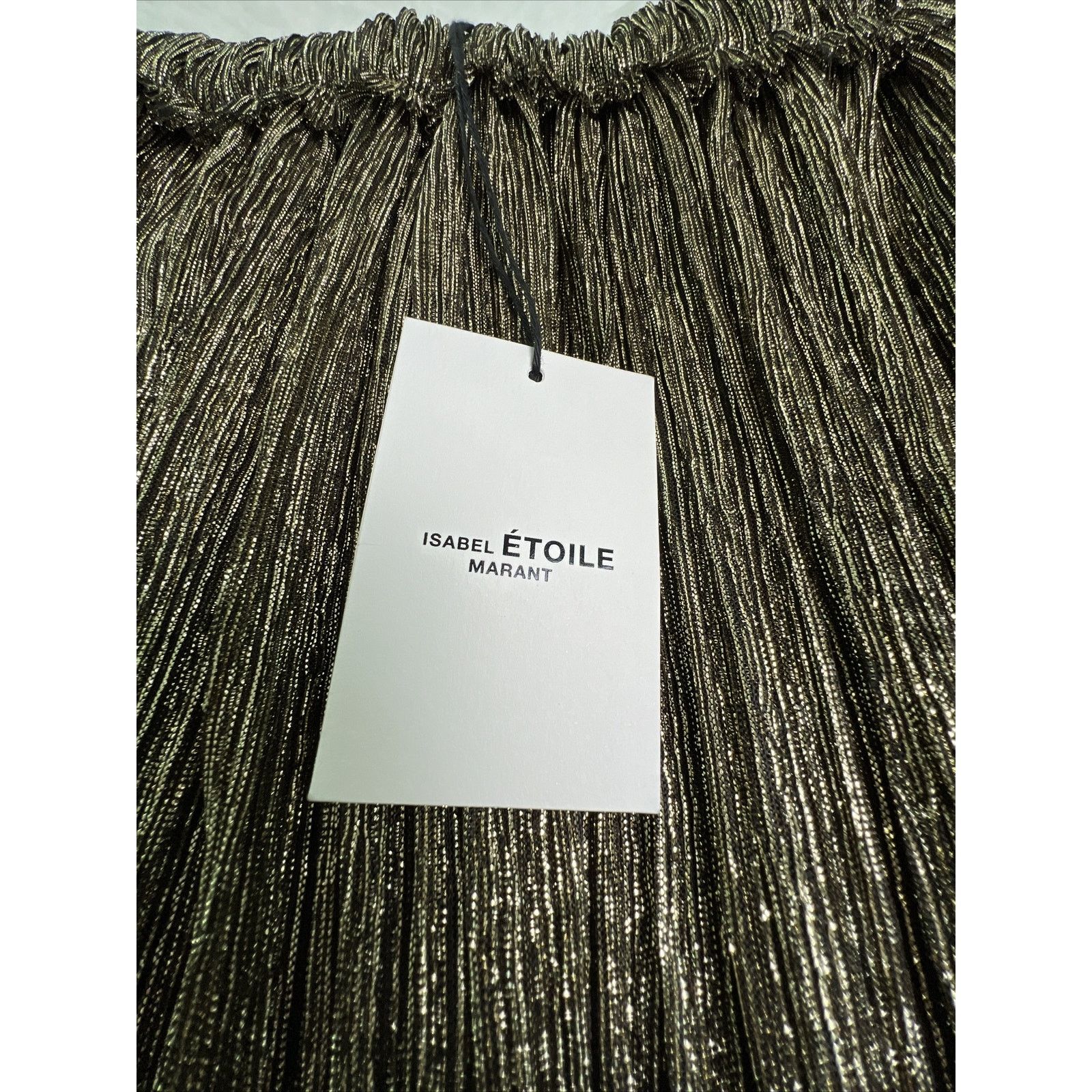 Isabel Marant ISABEL MARANT-Etoile Mini Skirt-Dore/Gold-Size 36-W/Tag’s Size 26" / US 2 / IT 38 - 3 Thumbnail