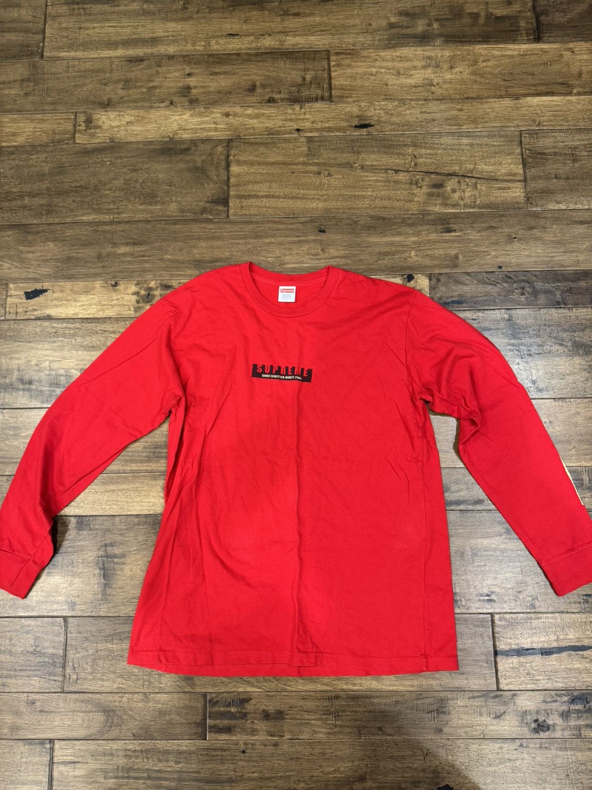 Supreme Supreme Red long sleeve Size US L / EU 52-54 / 3 - 1 Thumbnail