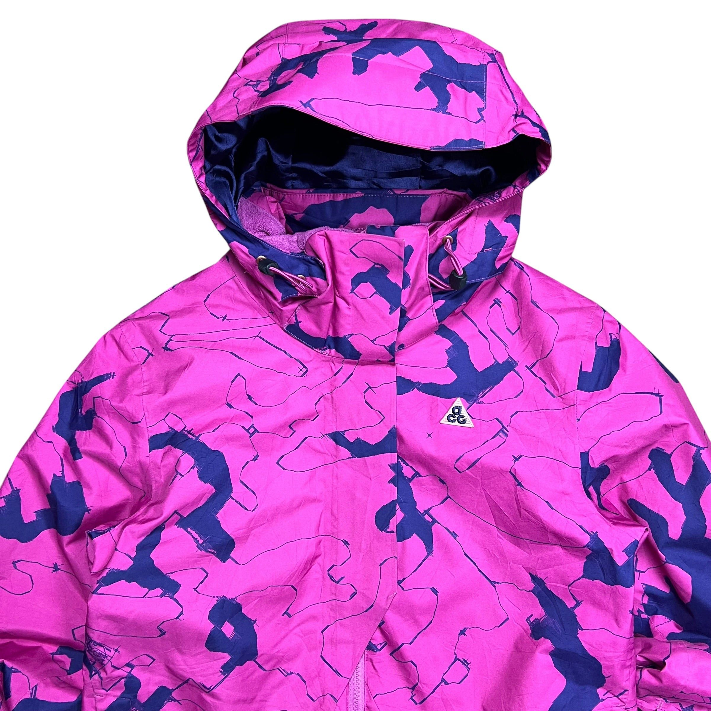 Nike Nike ACG Pink Asymmetric Colorblocking AOP Jacket - S Size US S / EU 44-46 / 1 - 2 Thumbnail