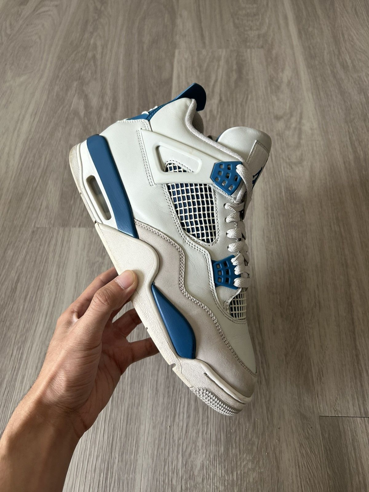 Jordan Brand Air Jordan Retro 4 Military Blue 2024 Size 9 Size US 9 / EU 42 - 7 Thumbnail