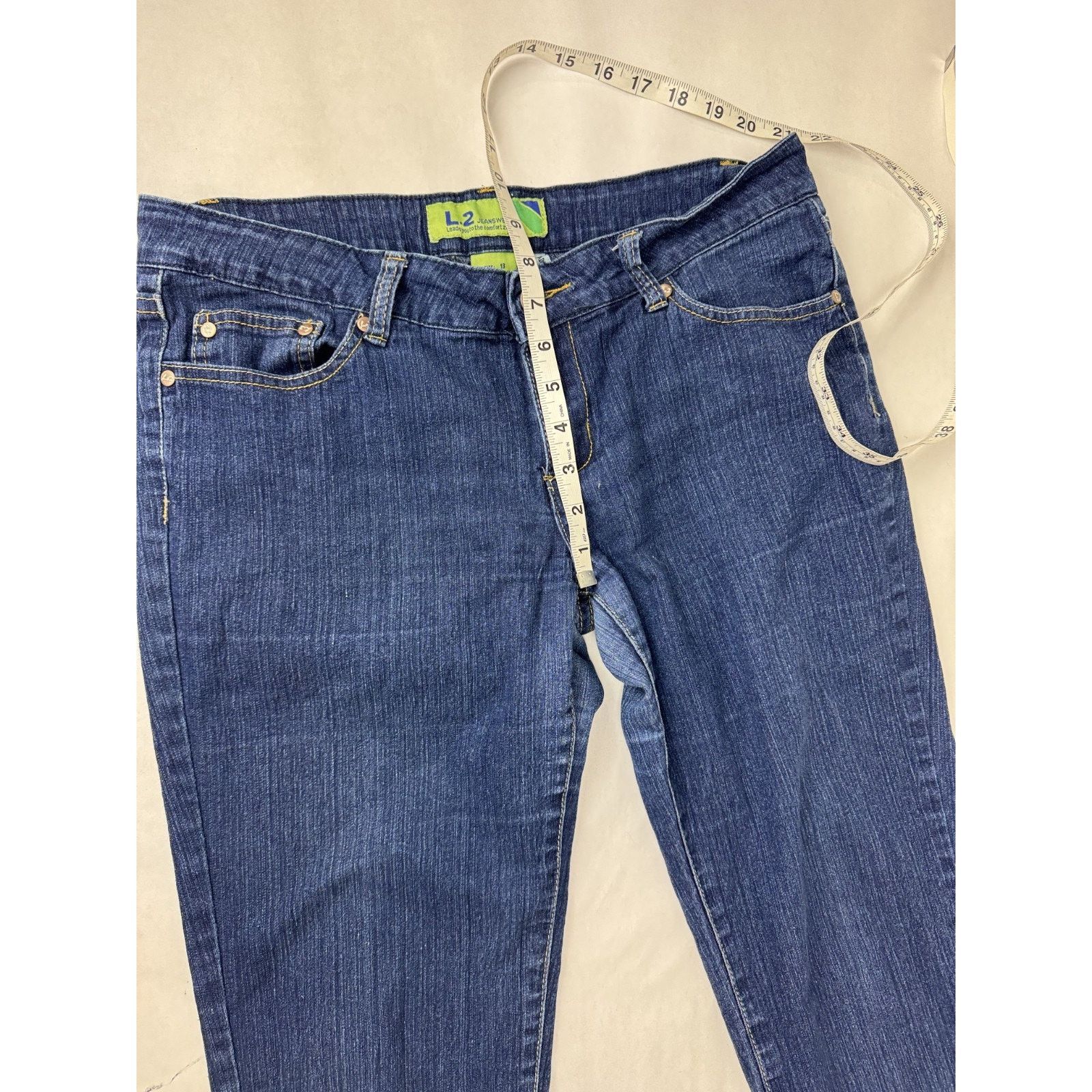 Levi's Vintage Y2K L2 Embellished Butterfly Pocket Levi's Jeans 13 Size 33" - 7 Thumbnail