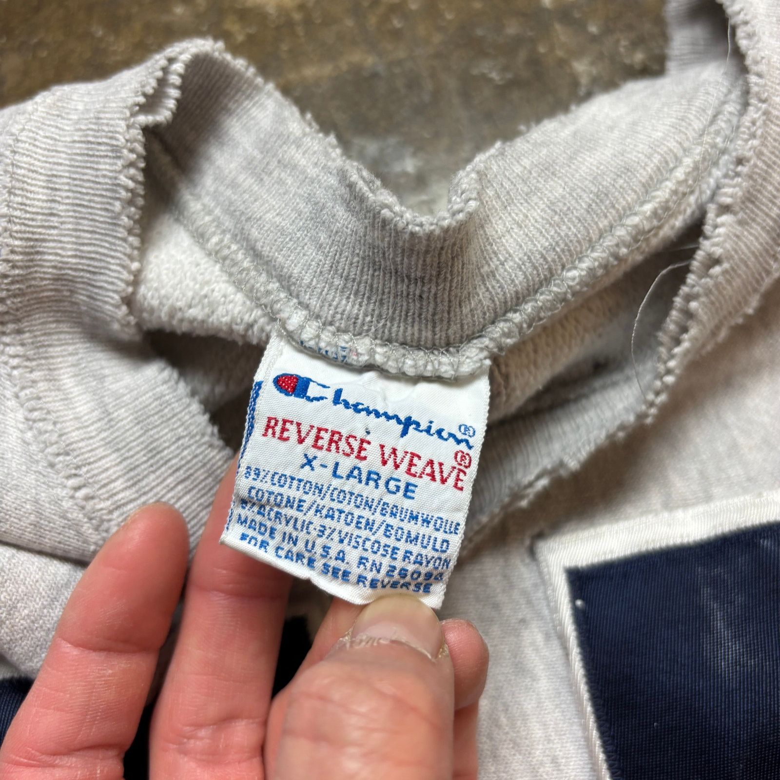 Champion × Vintage Vintage 90s Champion Reverse Weave Syracuse Sweatshirt XL Size US XL / EU 56 / 4 - 4 Thumbnail