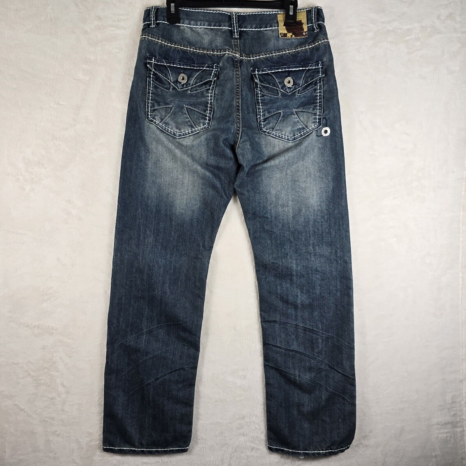 Other Departed Jeans Mens 34X32 Blue Denim Classic McFadden Ave Size US 34 / EU 50 - 10 Thumbnail