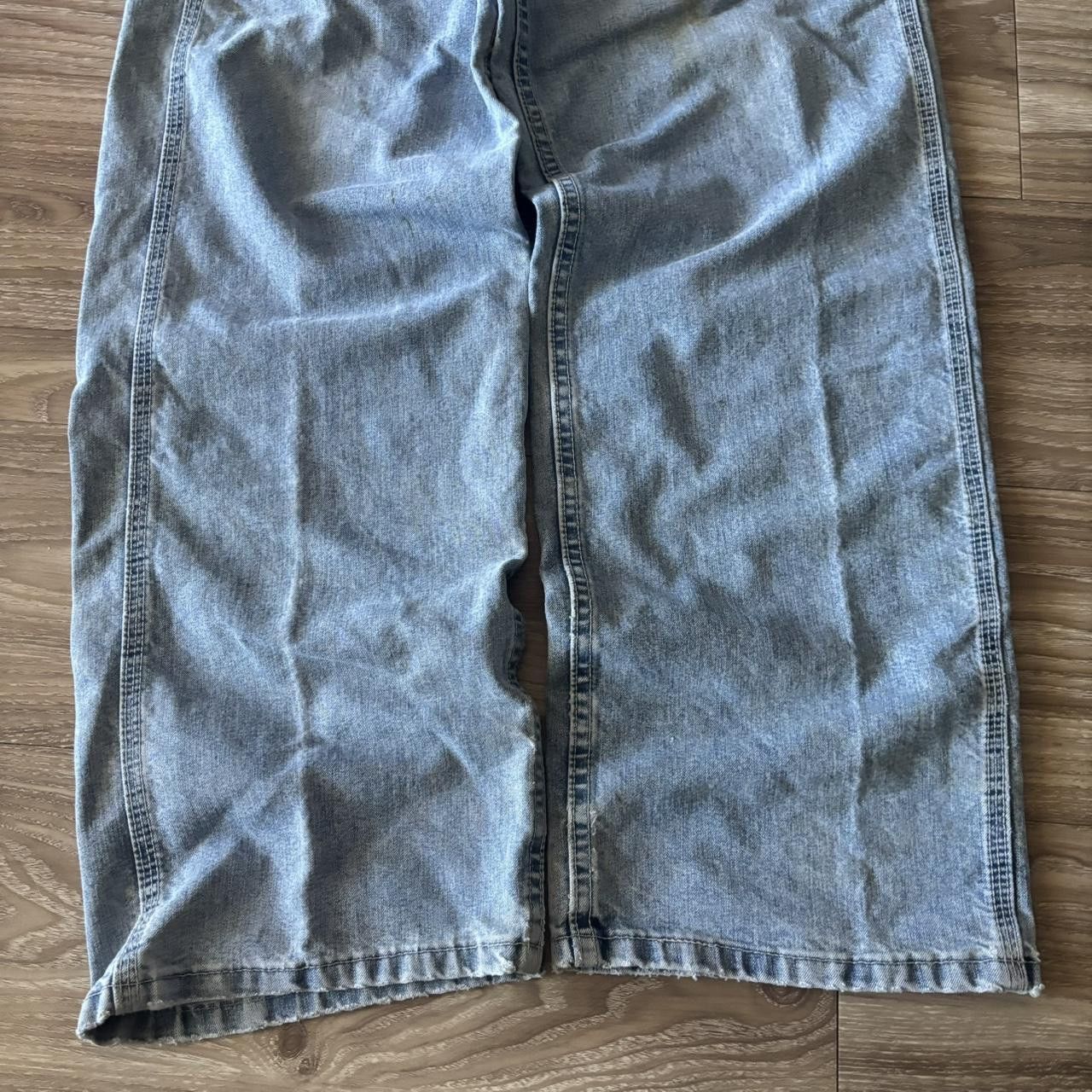 Japanese Brand Crazy Vintage Y2K/2000s Baggy Light Wash Skater Style Carpenter Denim Jeans! 36x34 Size US 36 / EU 52 - 6 Thumbnail